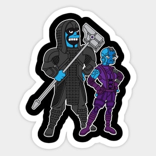 Guardian Express Villains Sticker